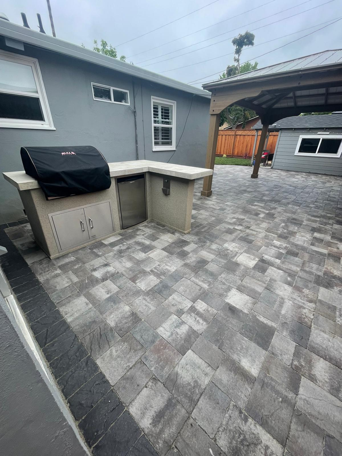 Outdoor BBQ & Pavers